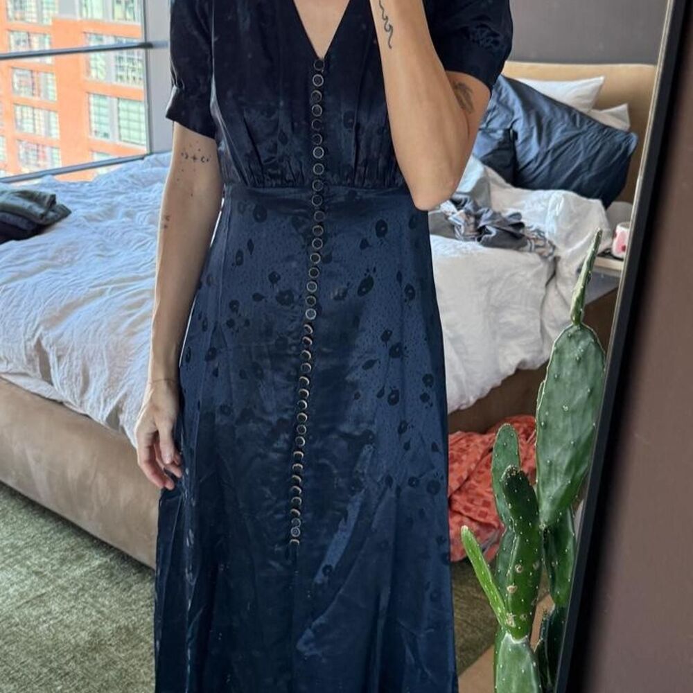 The-kooples Women's Black and Navy Dress